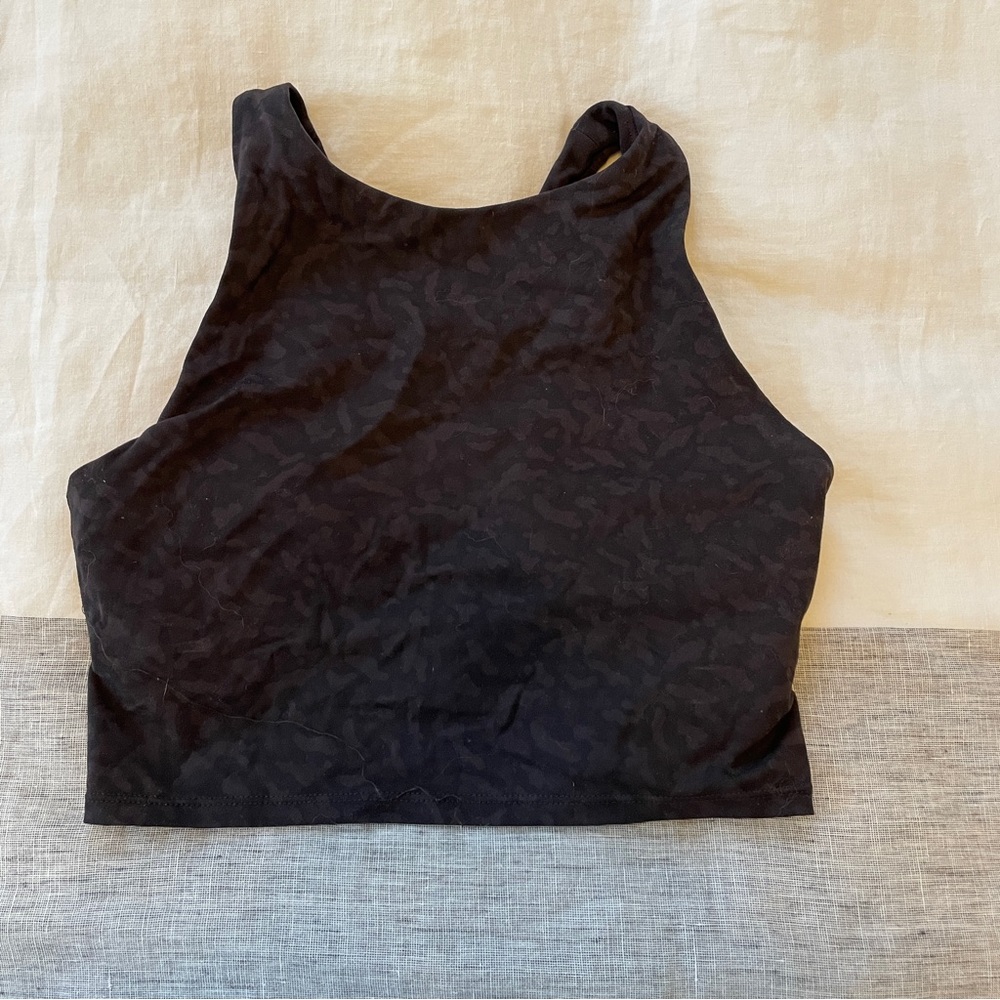 Camou Longline Sports Bra